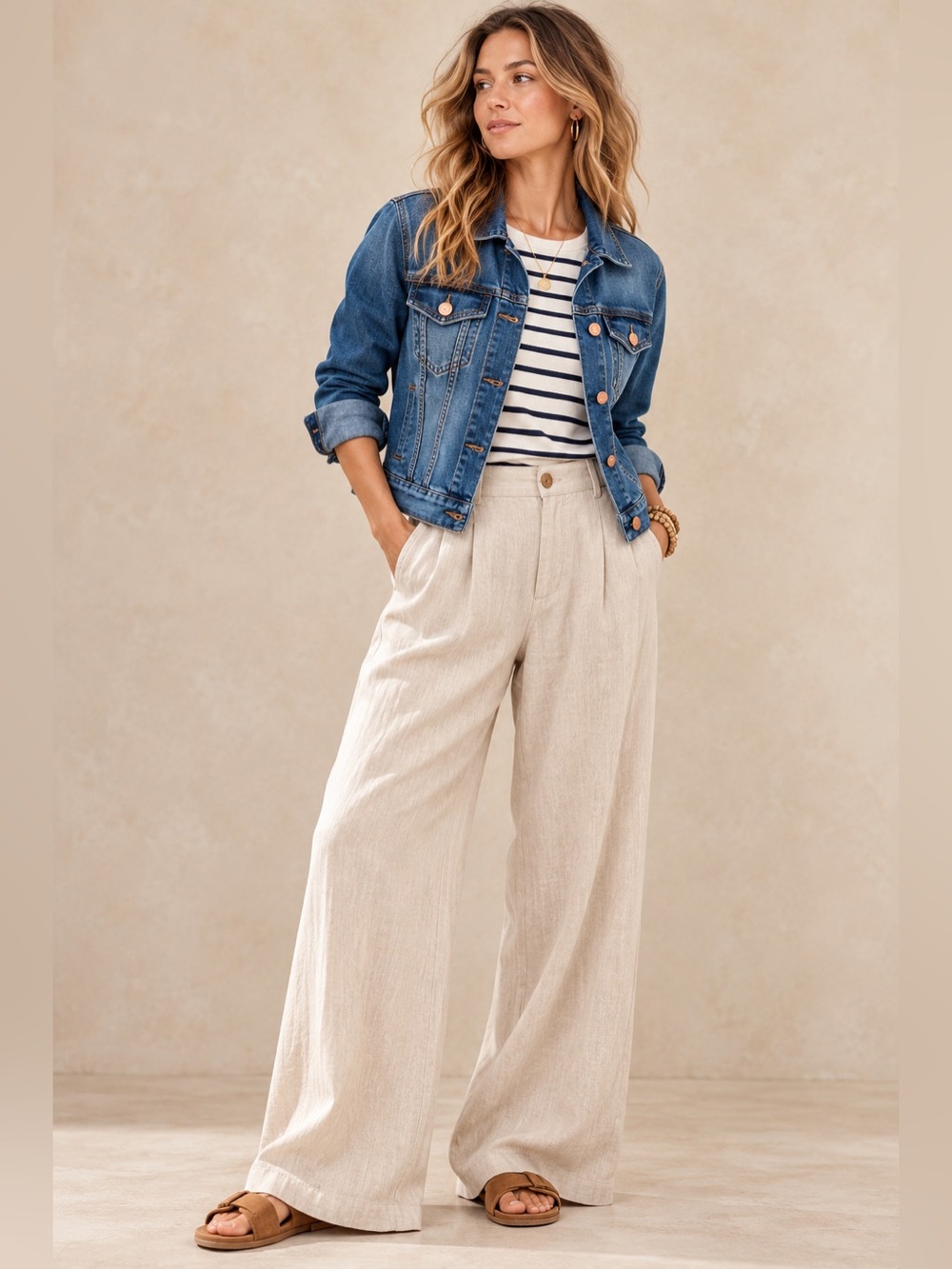 GUESS Los Denim Medium Wash Fitted Jean Jacket